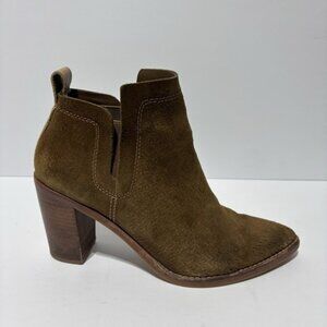 Dolce Vita Women’s Sirano, Brown Suede Ankle Booties, Size 8.5 M